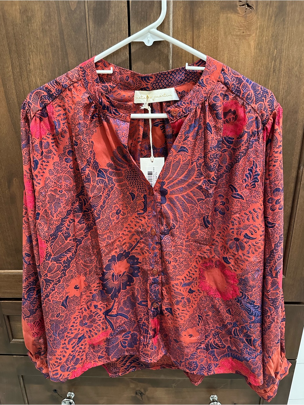 Natalie Martin Silk Tolan Shirt